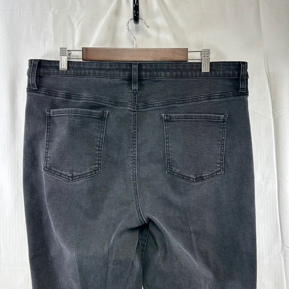 Buffalo David Bitton Mollie Skinny Jeans Womens 16/36 Black High Rise Stretch - Picture 6 of 11